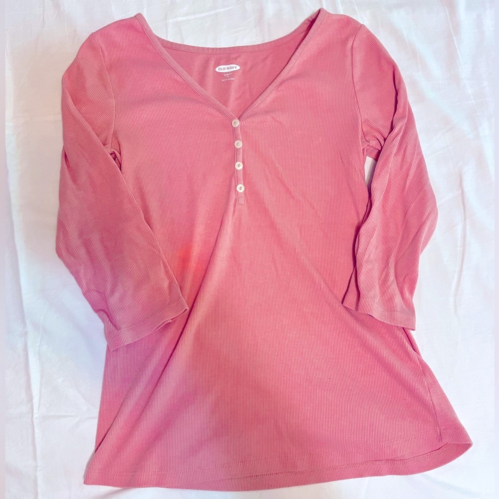 OLD NAVY! Pink button down blouse